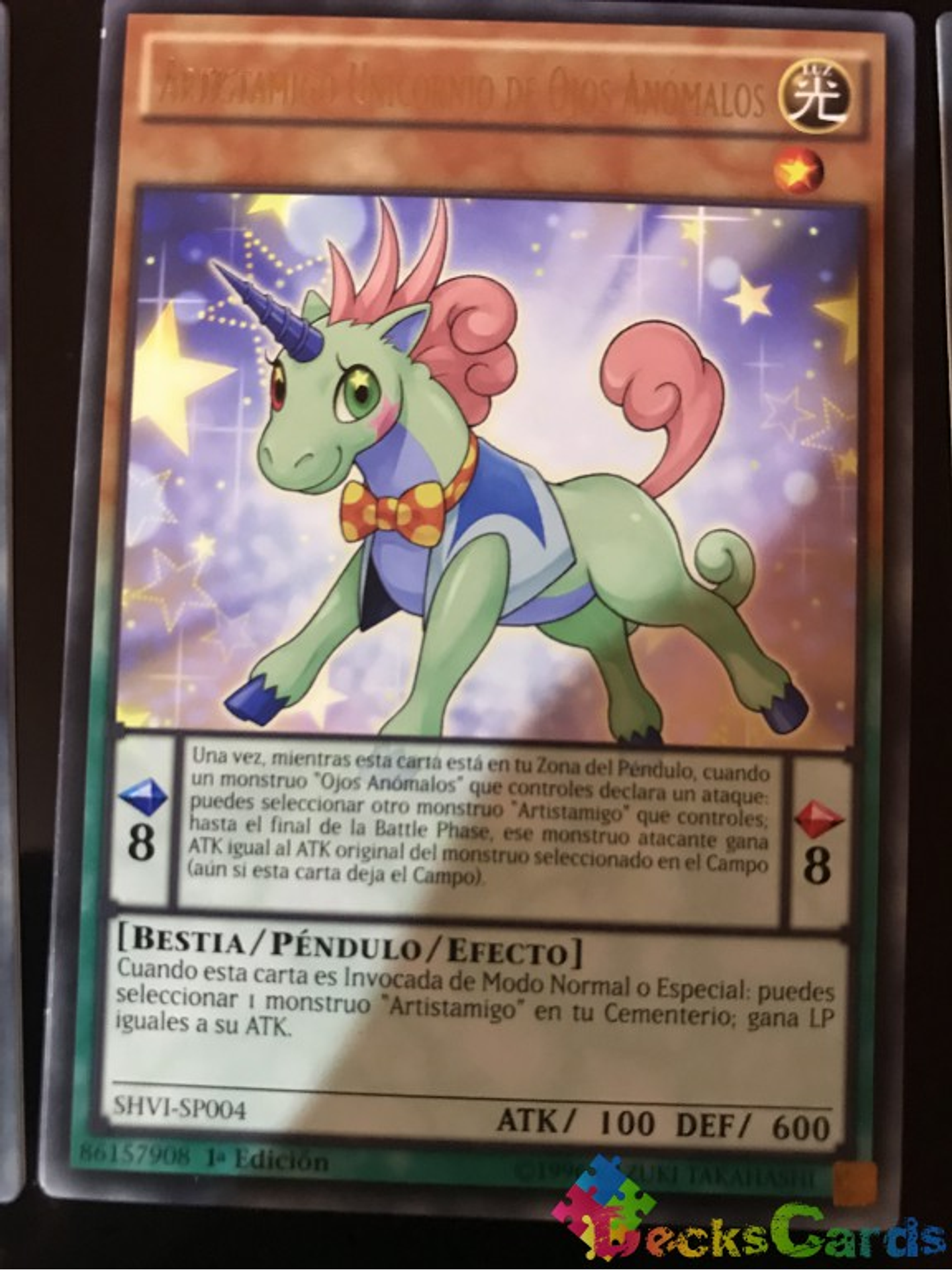 Performapal Odd-Eyes Unicorn - SHVI-EN004 - Rare 1st Edition 1