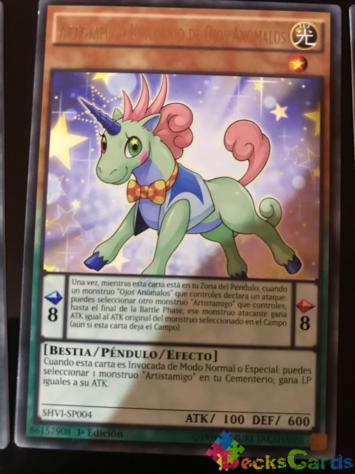 Performapal Odd-Eyes Unicorn - SHVI-EN004 - Rare 1st Edition 1