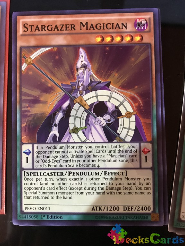 Stargazer Magician - PEVO-EN011 - Super Rare 1st Edition 1