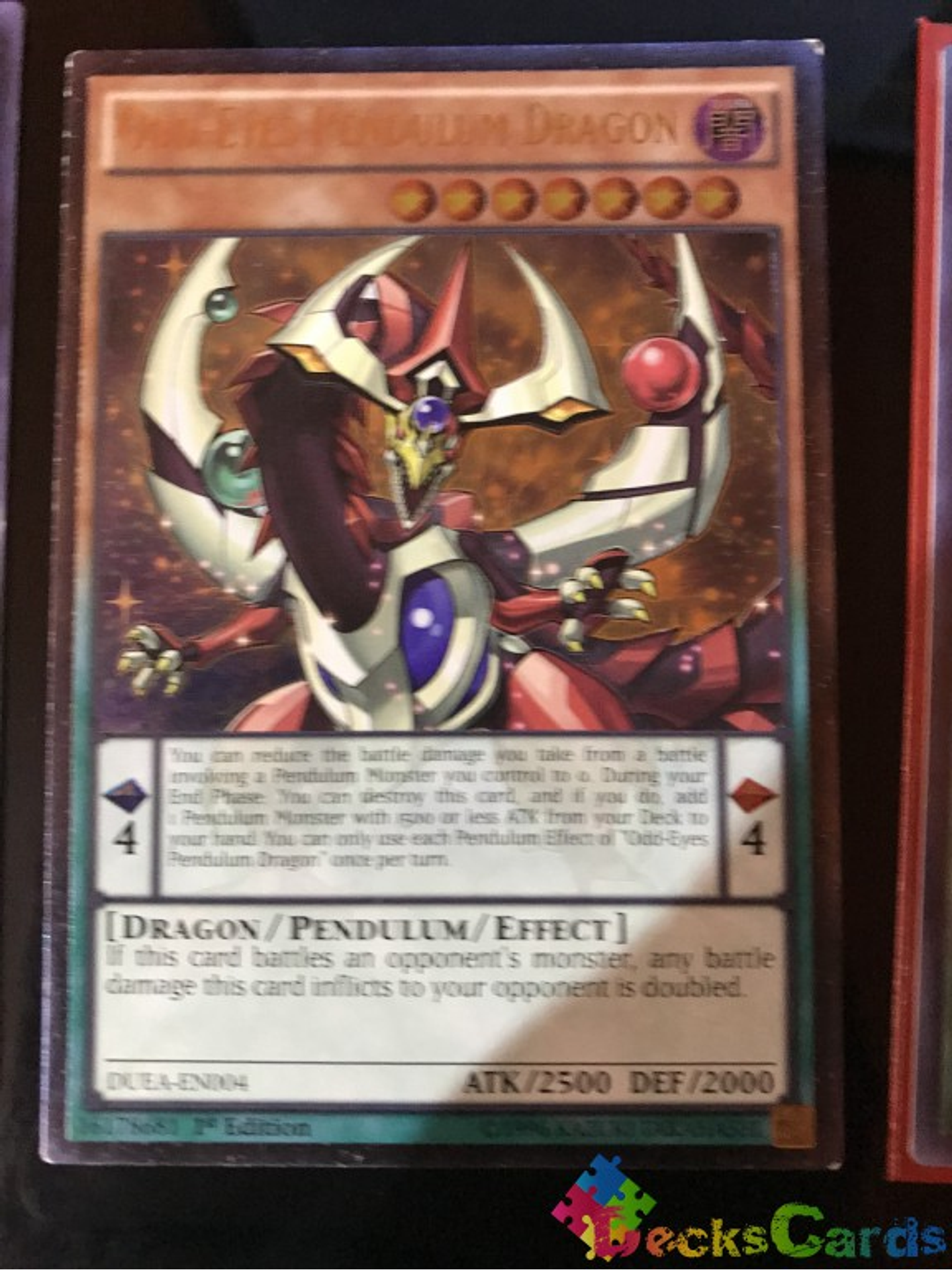 Odd-Eyes Pendulum Dragon - DUEA-EN004 1st Edition - Ultimate Rare 1