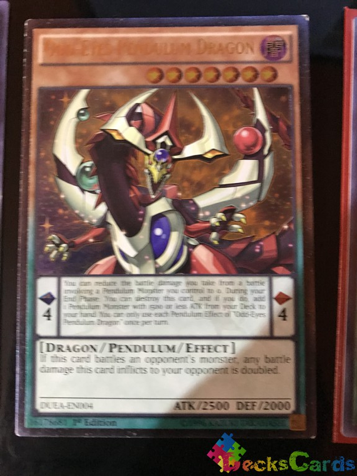 Odd-Eyes Pendulum Dragon - DUEA-EN004 1st Edition - Ultimate Rare 1