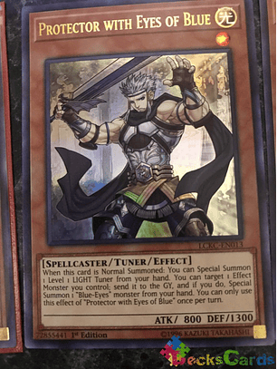 Protector with Eyes of Blue - LCKC-EN013 - Ultra Rare 1st Edition