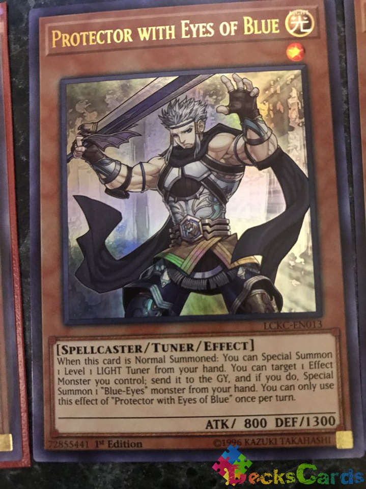 Protector with Eyes of Blue - LCKC-EN013 - Ultra Rare 1st Edition 1