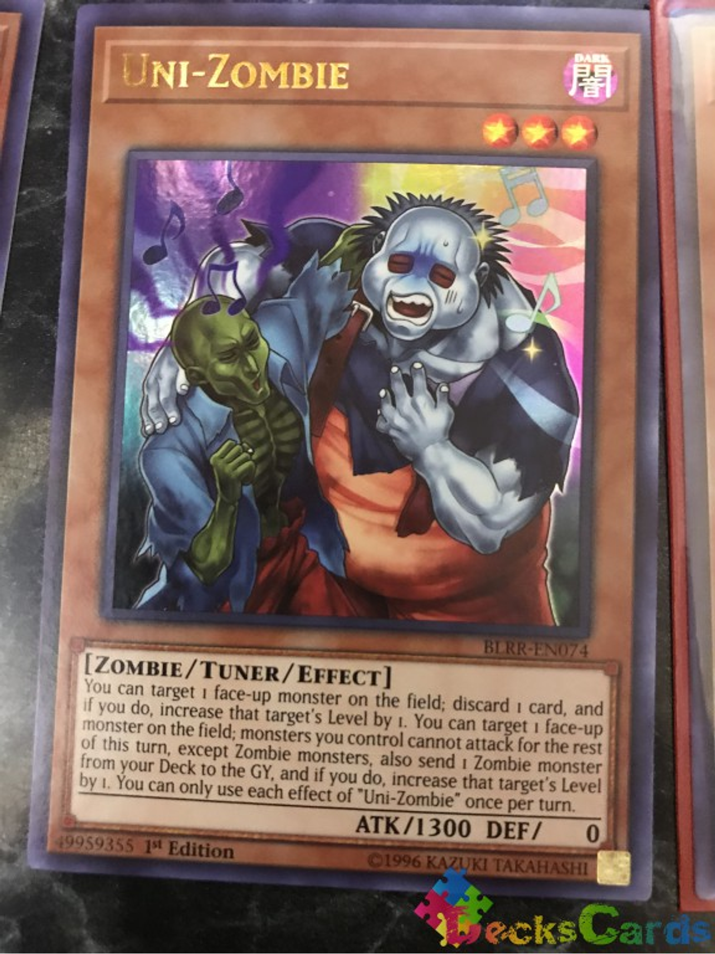 Uni-Zombie - BLRR-EN074 - Ultra Rare 1st Edition 1