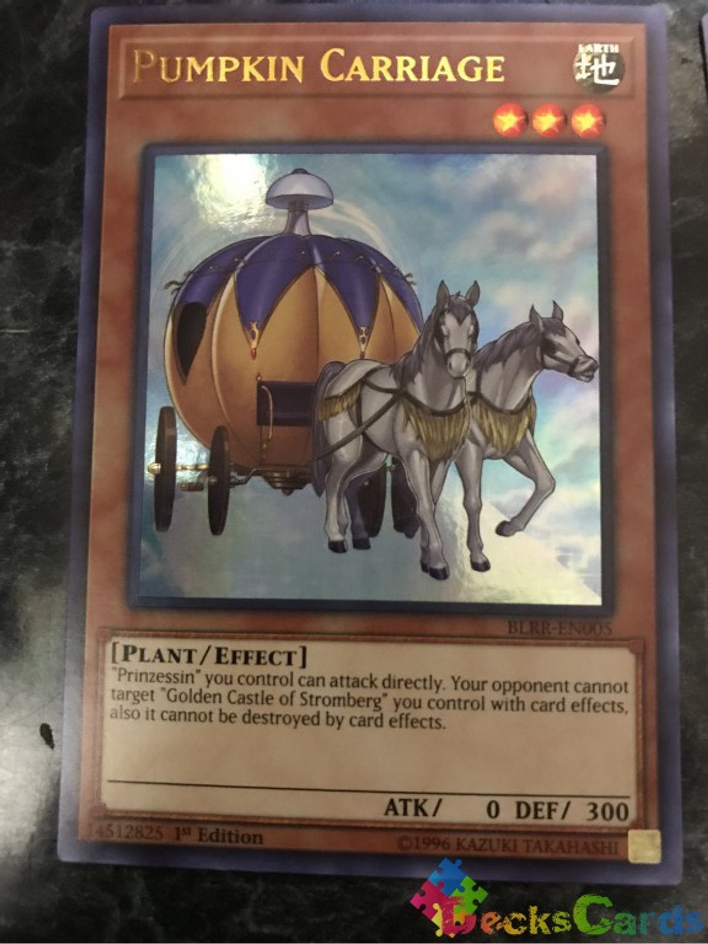 Pumpkin Carriage - BLRR-EN005 - Ultra Rare 1st Edition 1