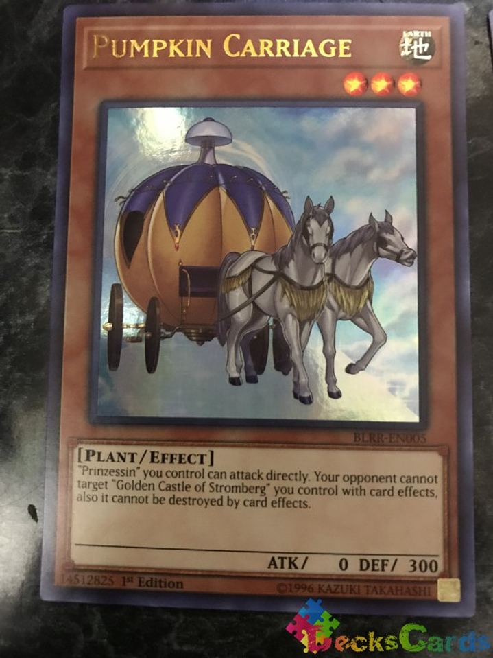 Pumpkin Carriage - BLRR-EN005 - Ultra Rare 1st Edition 1