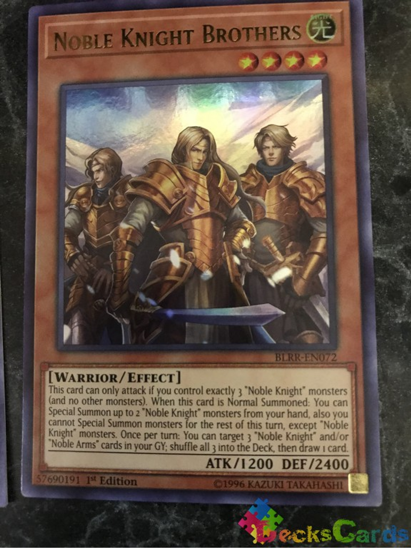 Noble Knight Brothers - BLRR-EN072 - Ultra Rare 1st Edition 1
