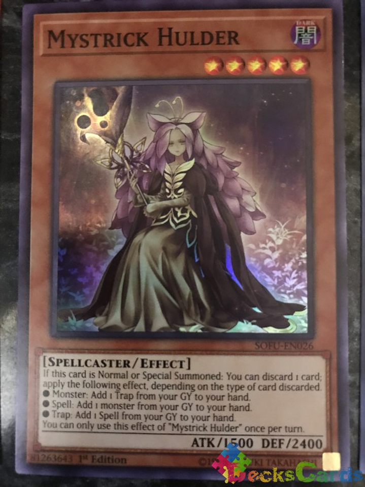 Mystrick Hulder - SOFU-EN026 - Super Rare 1st Edition 1