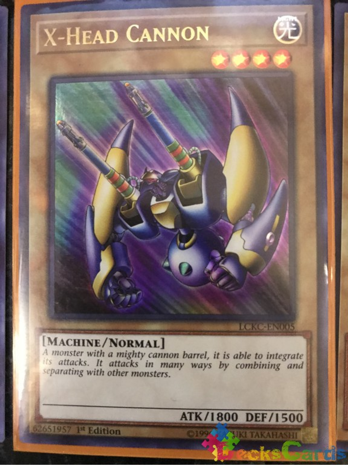 X-Head Cannon - LCKC-EN005 - Ultra Rare 1st Edition 1