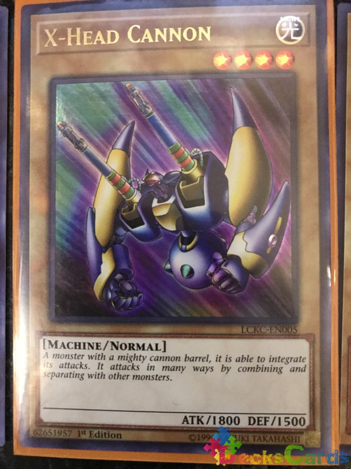 X-Head Cannon - LCKC-EN005 - Ultra Rare 1st Edition 1