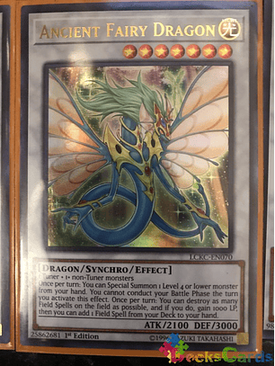 Ancient Fairy Dragon - LCKC-EN070 - Ultra Rare 1st Edition