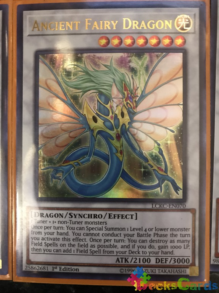 Ancient Fairy Dragon - LCKC-EN070 - Ultra Rare 1st Edition 1