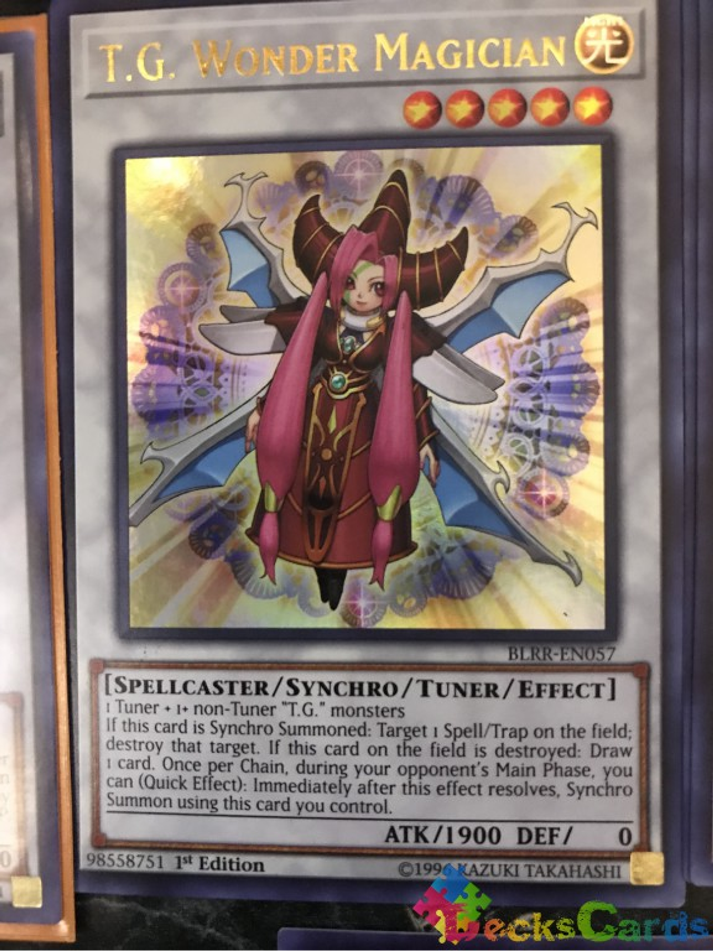 T.G. Wonder Magician - BLRR-EN057 - Ultra Rare 1st Edition 1