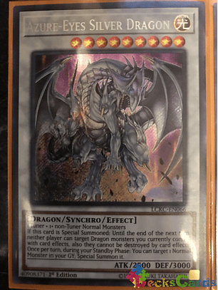 Azure-Eyes Silver Dragon - LCKC-EN066 - Secret Rare 1st Edition