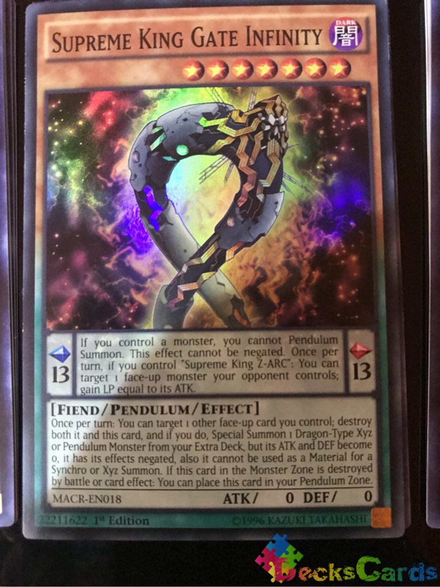 Supreme King Gate Infinity - MACR-EN018 - Super Rare Unlimited 1