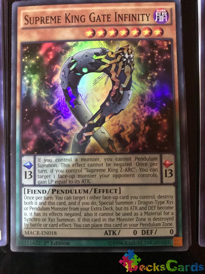 Supreme King Gate Infinity - MACR-EN018 - Super Rare Unlimited 1
