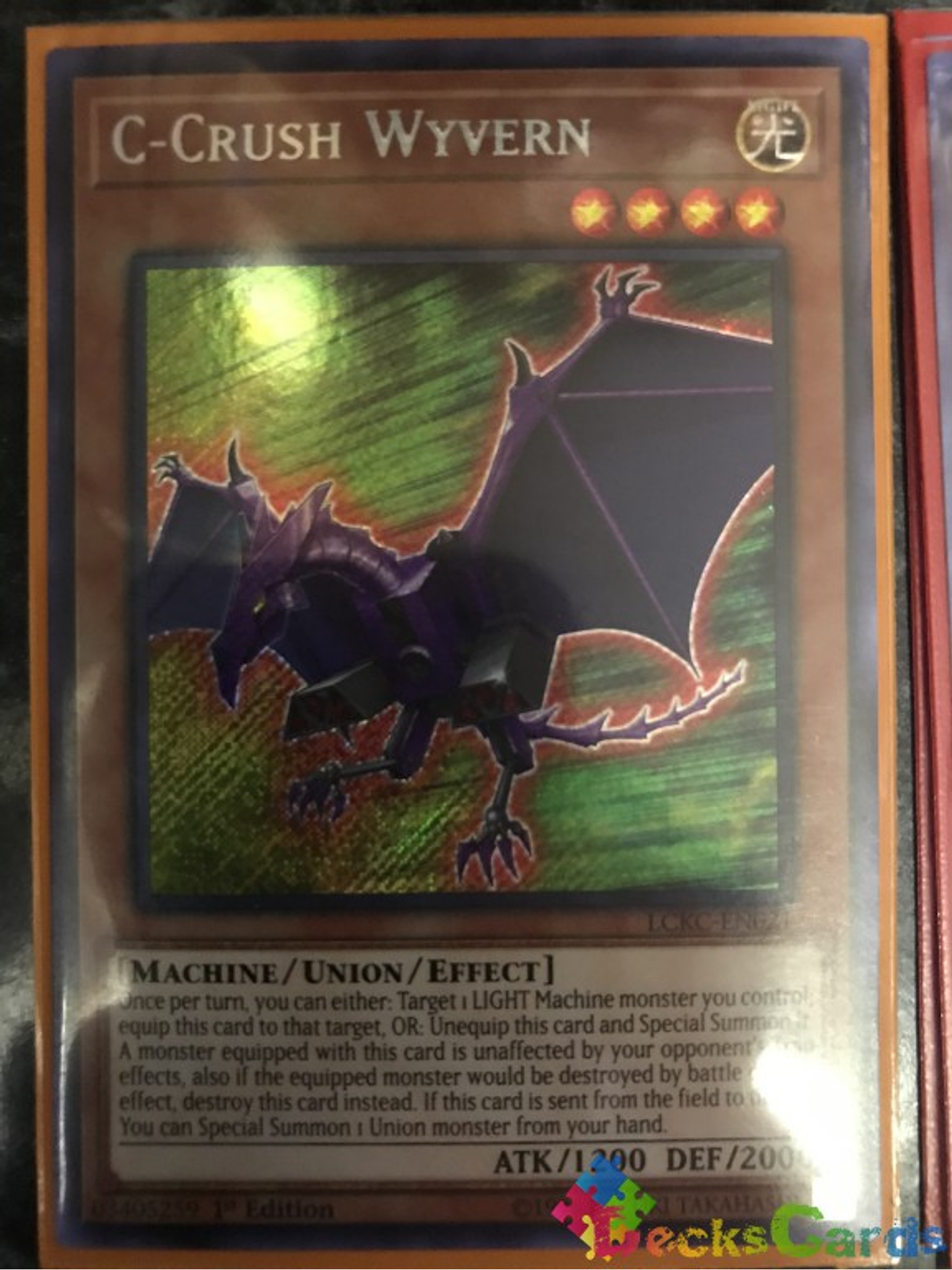 C-Crush Wyvern - LCKC-EN021 - Secret Rare 1st Edition 1
