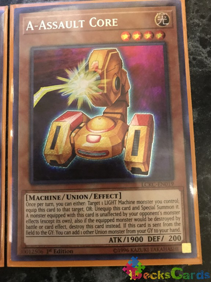 A-Assault Core - LCKC-EN019 - Secret Rare 1st Edition 1