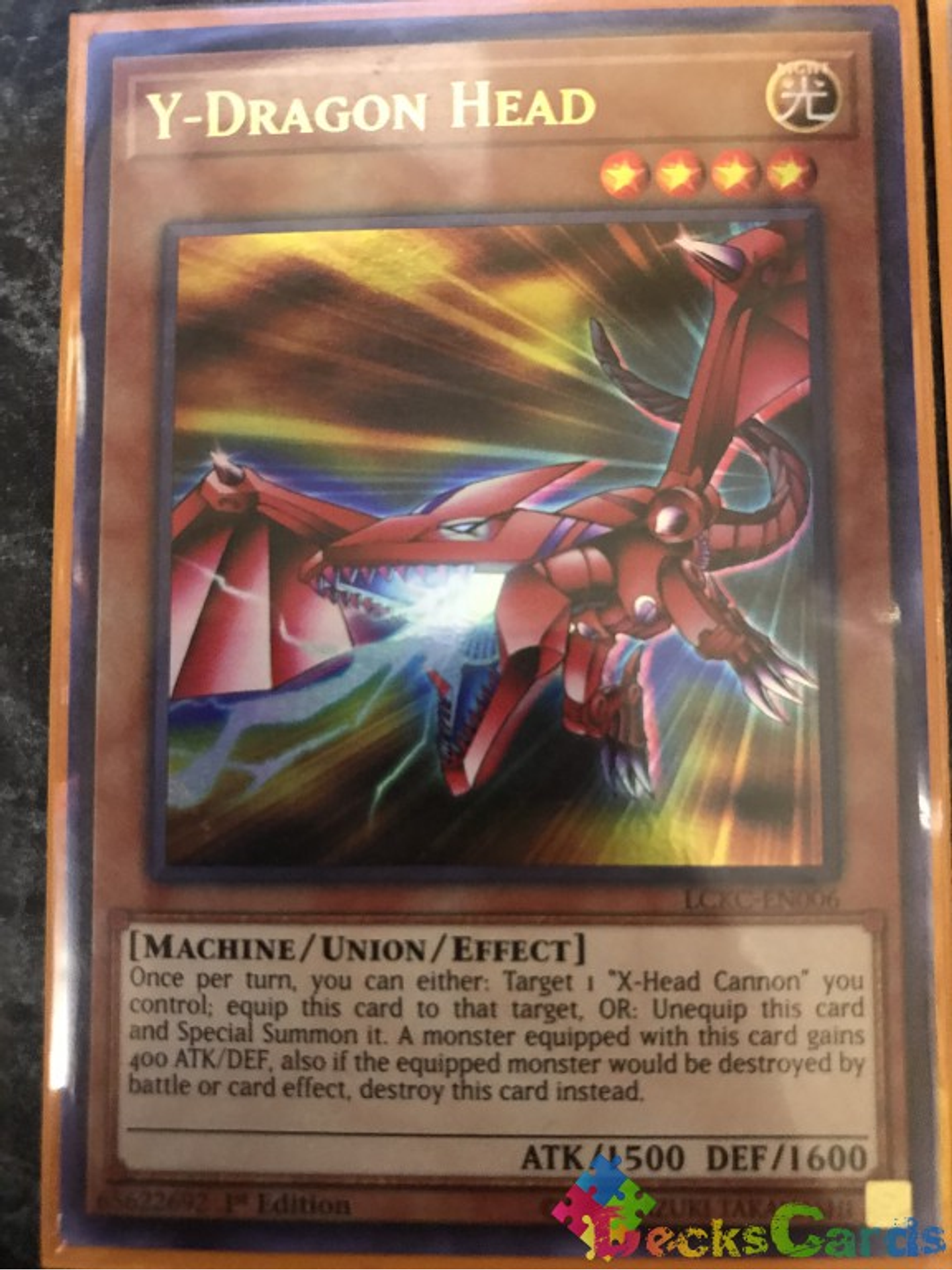 Y-Dragon Head - LCKC-EN006 - Ultra Rare 1st Edition 1