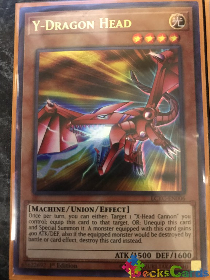 Y-Dragon Head - LCKC-EN006 - Ultra Rare 1st Edition 1