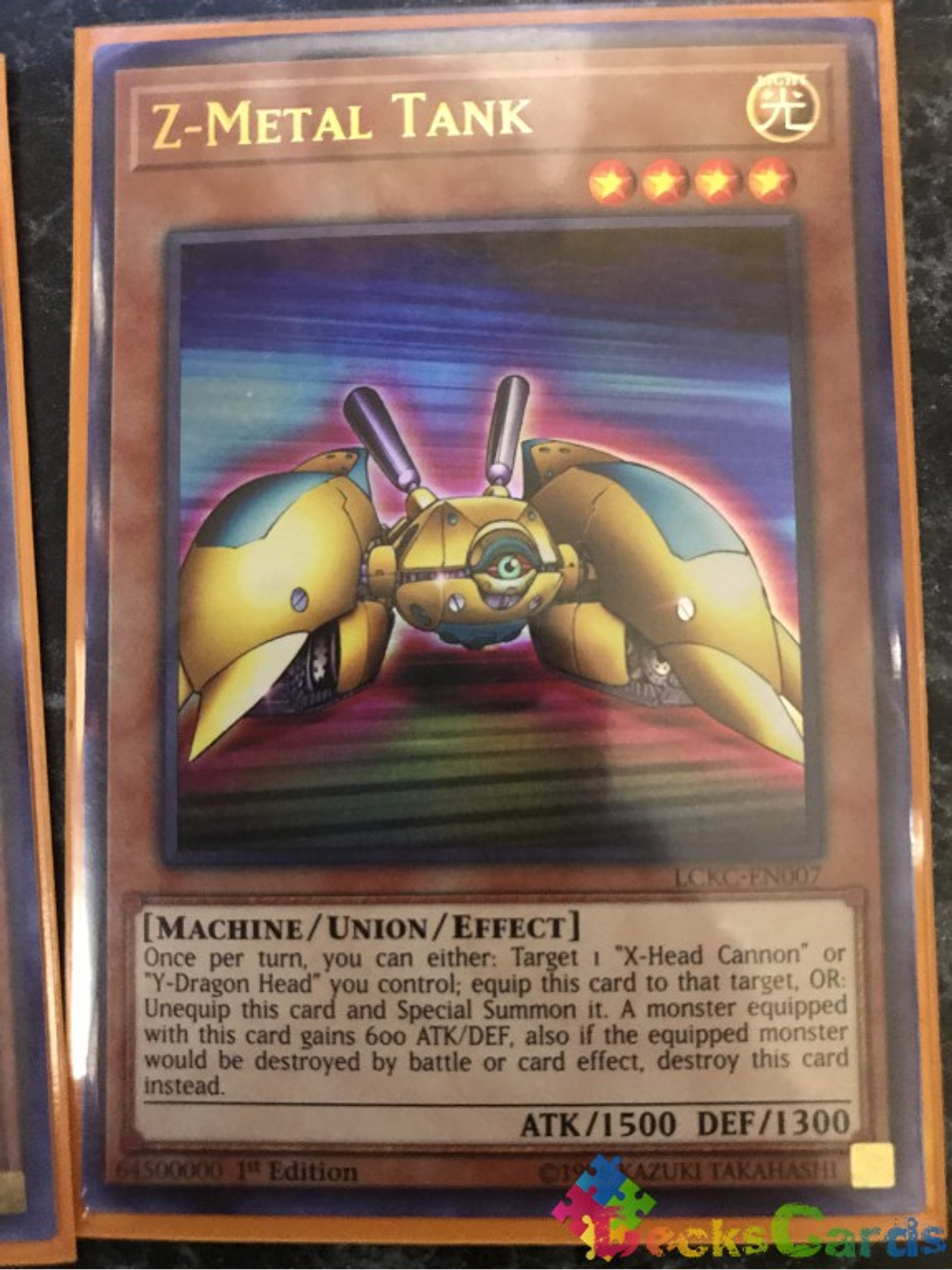 Z-Metal Tank - LCKC-EN007 - Ultra Rare 1st Edition 1