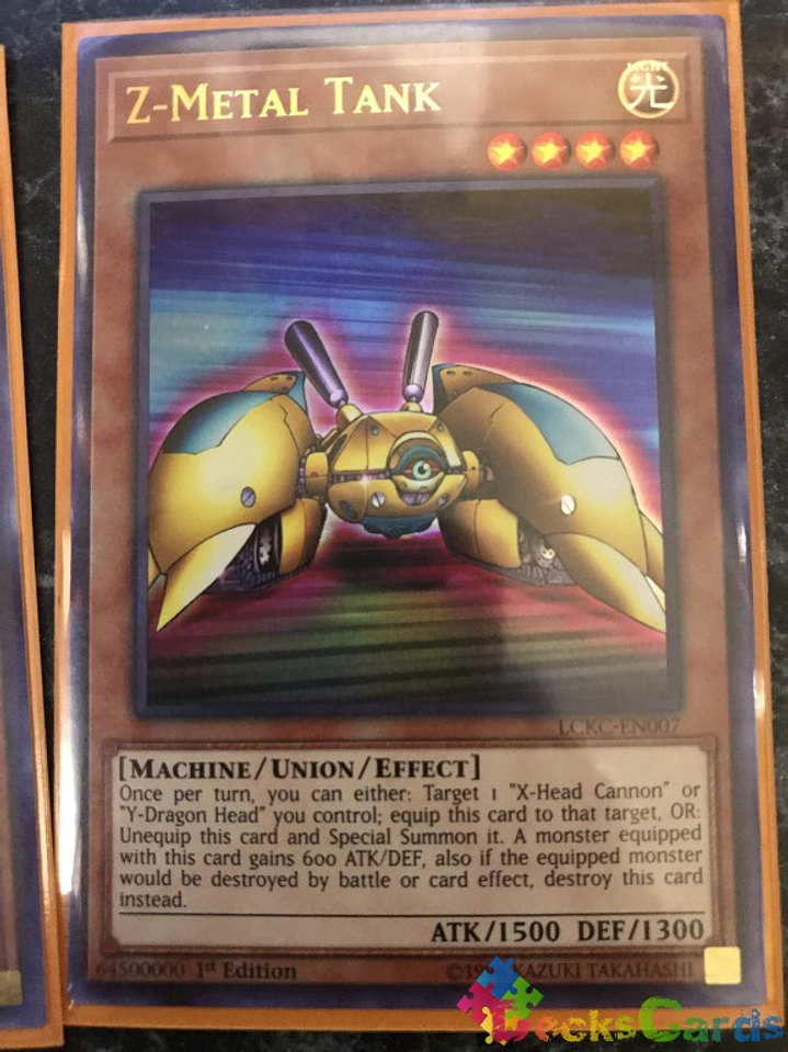 Z-Metal Tank - LCKC-EN007 - Ultra Rare 1st Edition 1