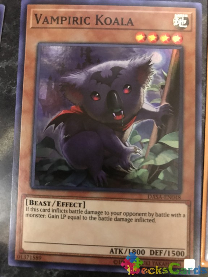 Vampiric Koala - DASA-EN048 - Super Rare Unlimited 1