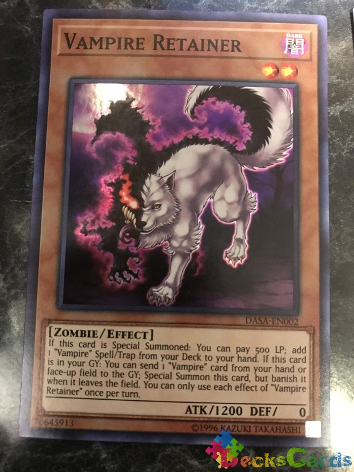 Vampire Retainer - DASA-EN002 - Super Rare Unlimited 1