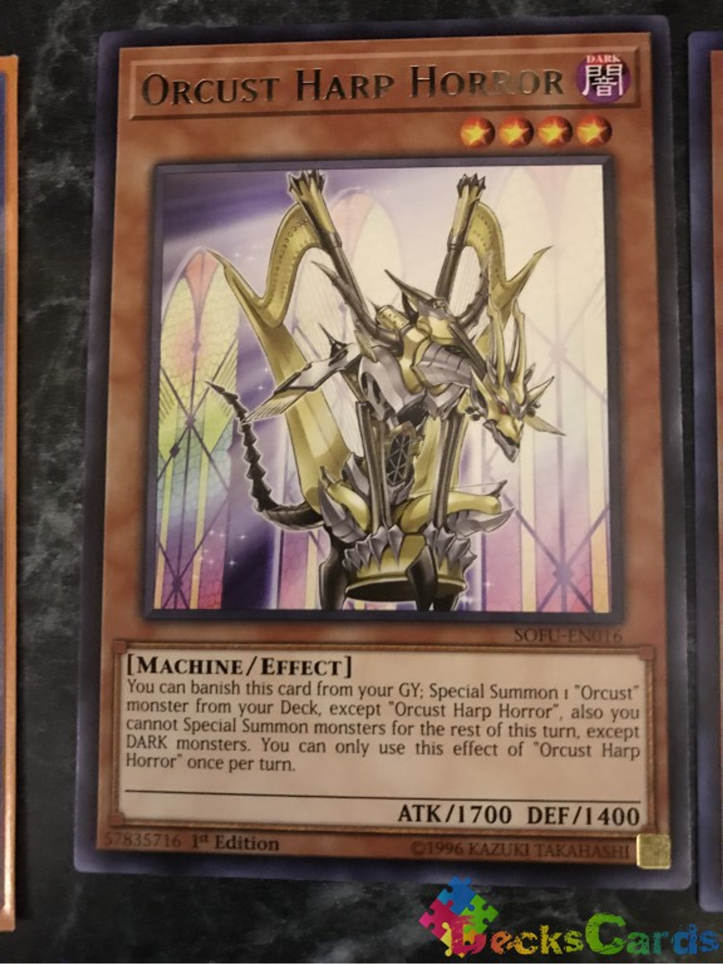 Orcust Harp Horror - SOFU-EN016 - Rare 1st Edition 1