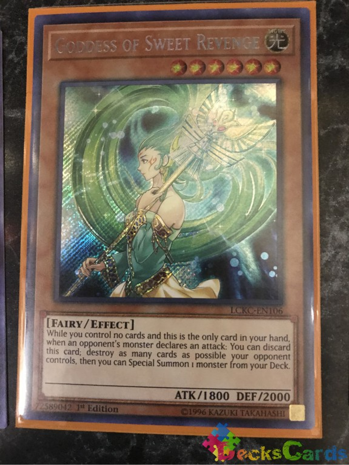 Goddess of Sweet Revenge - LCKC-EN106 - Secret Rare 1st Edition 1
