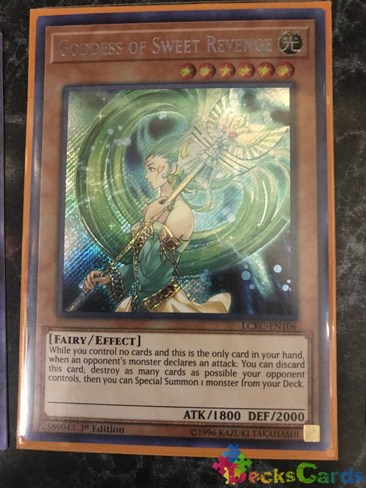 Goddess of Sweet Revenge - LCKC-EN106 - Secret Rare 1st Edition 1
