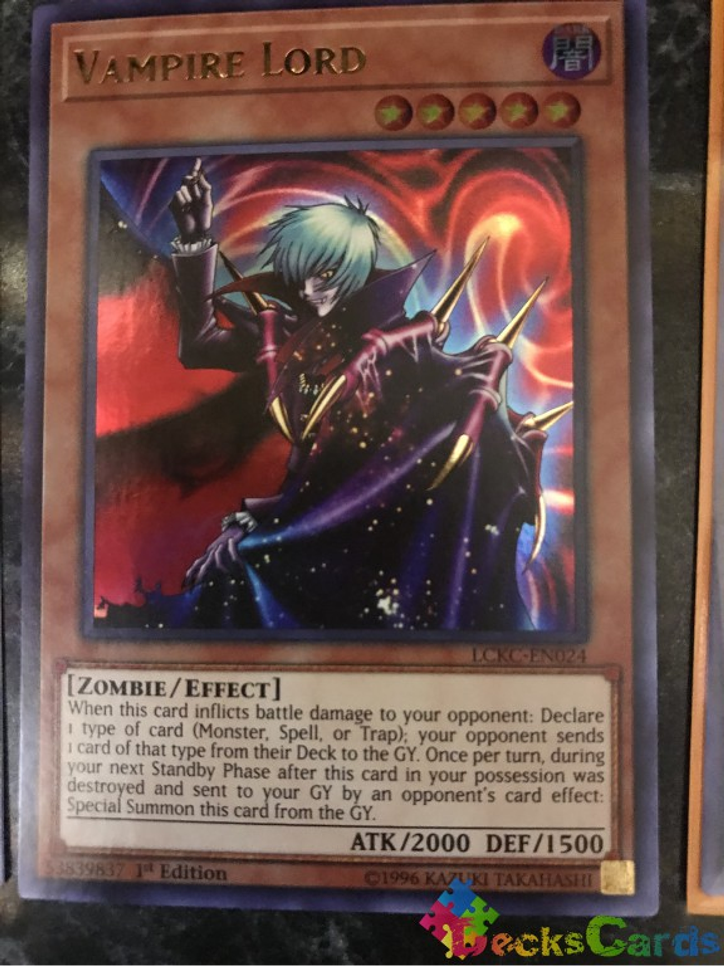 Vampire Lord - LCKC-EN024 - Ultra Rare 1st Edition 1