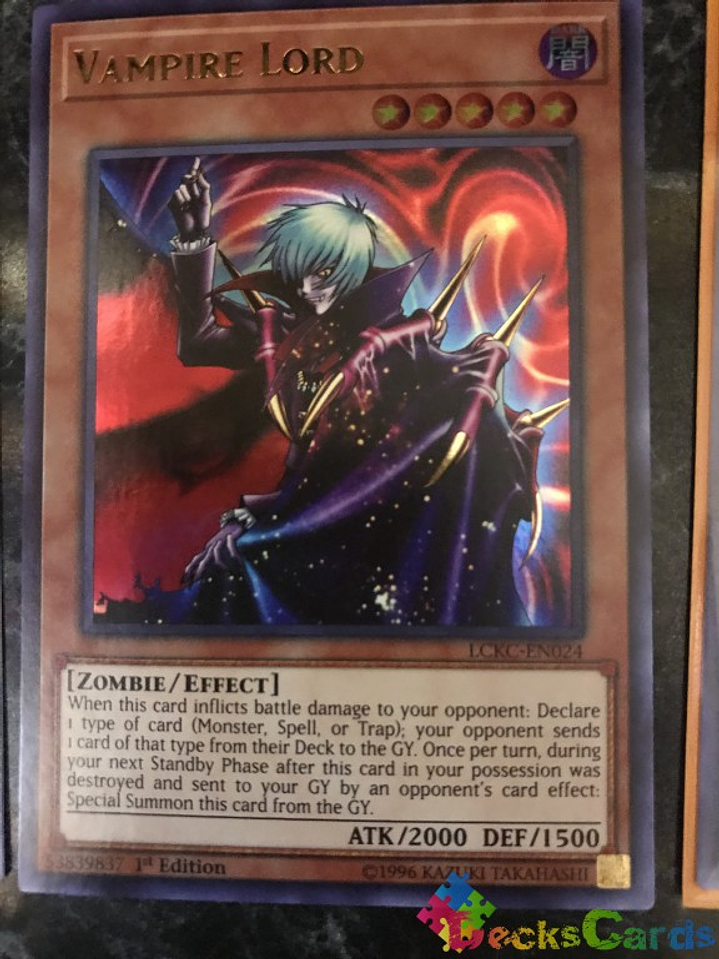 Vampire Lord - LCKC-EN024 - Ultra Rare 1st Edition 1