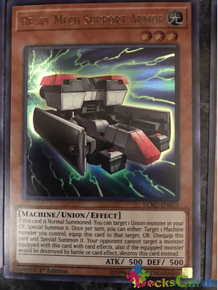 Heavy Mech Support Armor - LCKC-EN023 - Ultra Rare 1st Edition