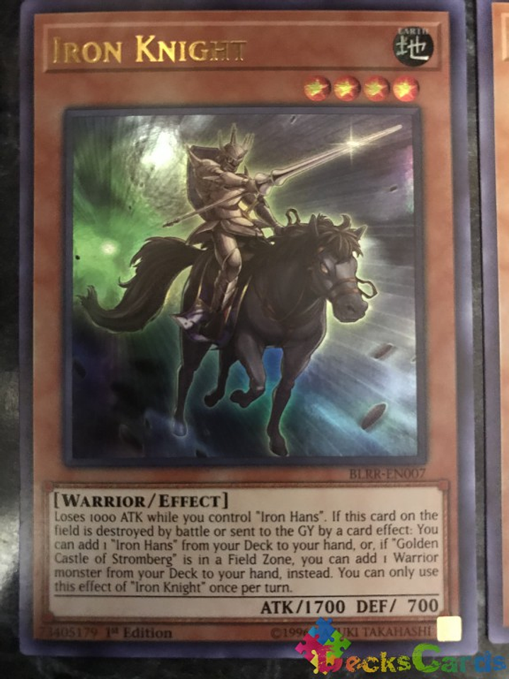 Iron Knight - BLRR-EN007 - Ultra Rare 1st Edition 1