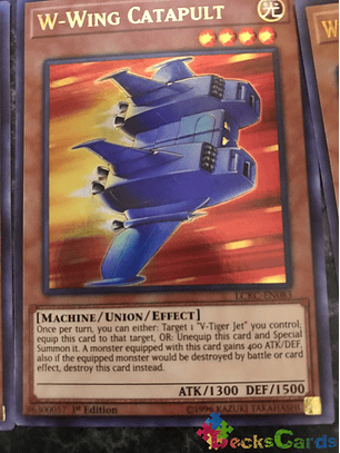 W-Wing Catapult - LCKC-EN083 - Ultra Rare 1st Edition