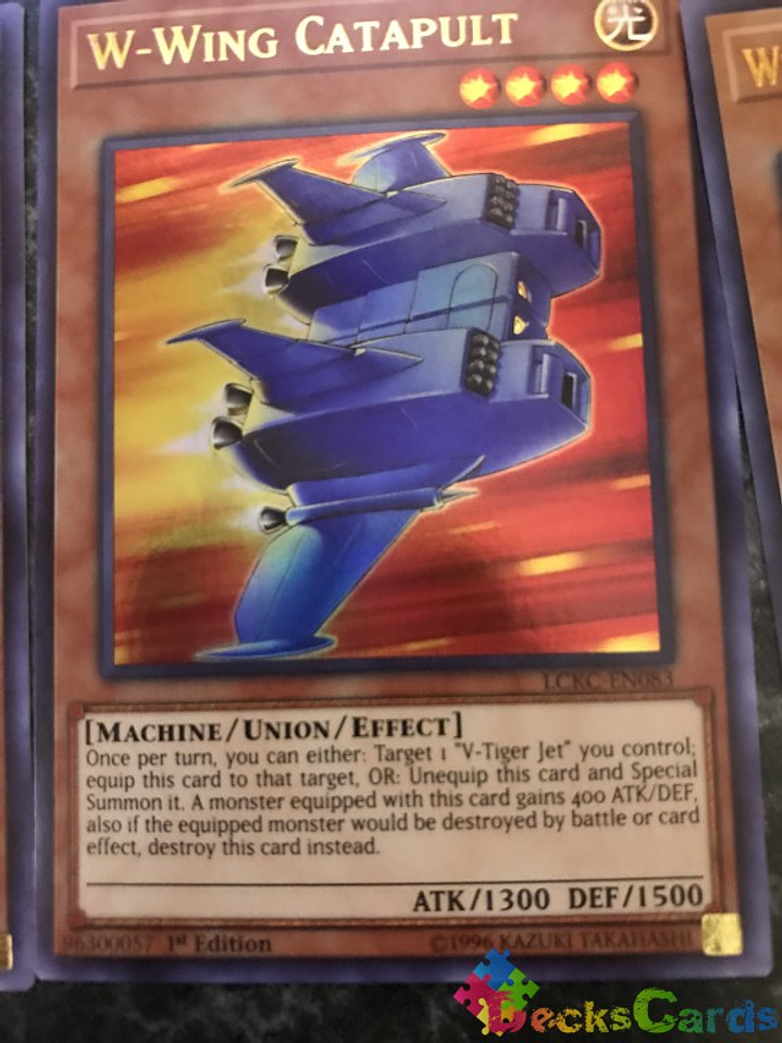 W-Wing Catapult - LCKC-EN083 - Ultra Rare 1st Edition 1