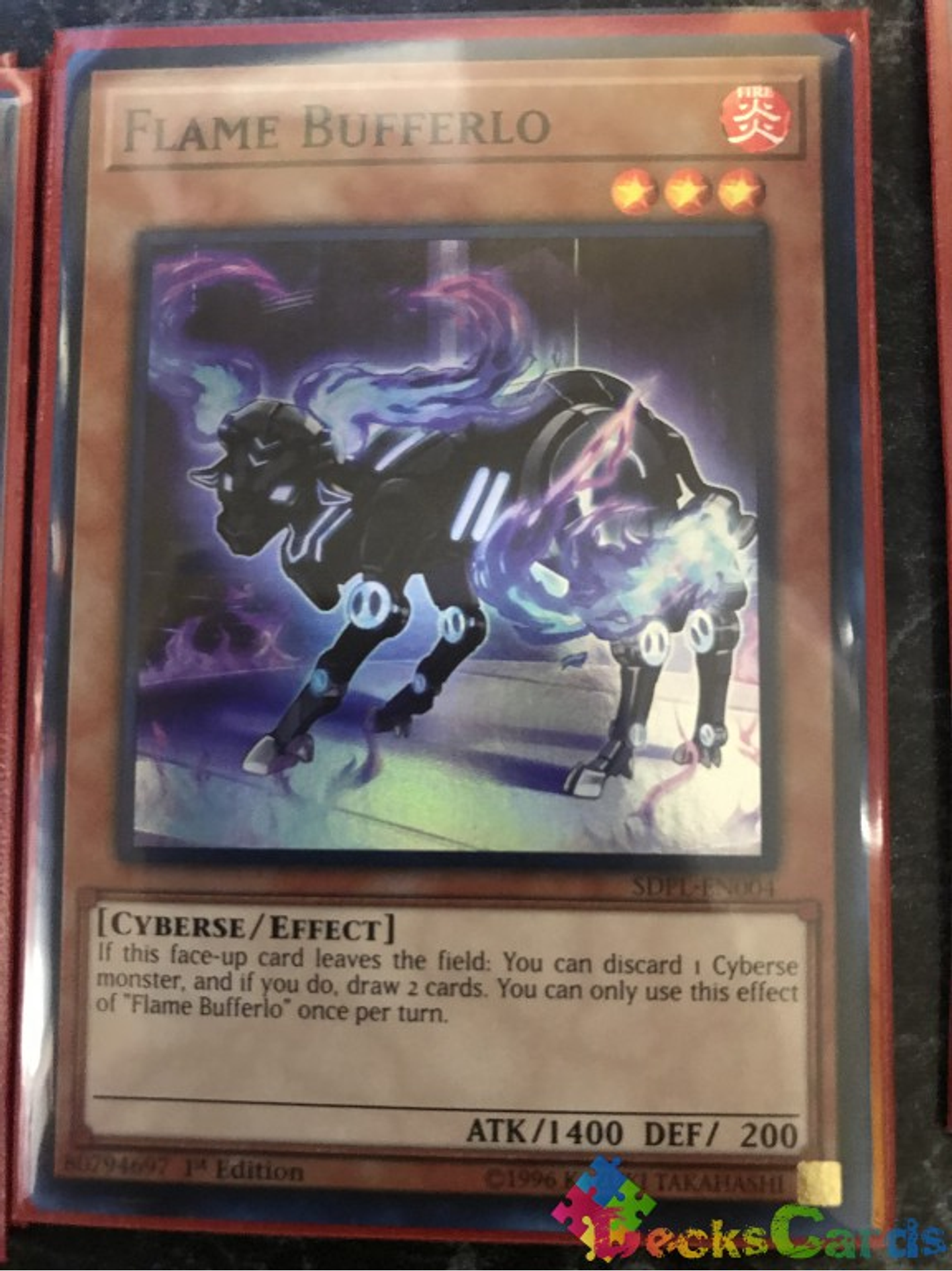Flame Bufferlo - SDPL-EN004 - Super Rare 1st Edition 1