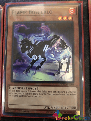 Flame Bufferlo - SDPL-EN004 - Super Rare 1st Edition