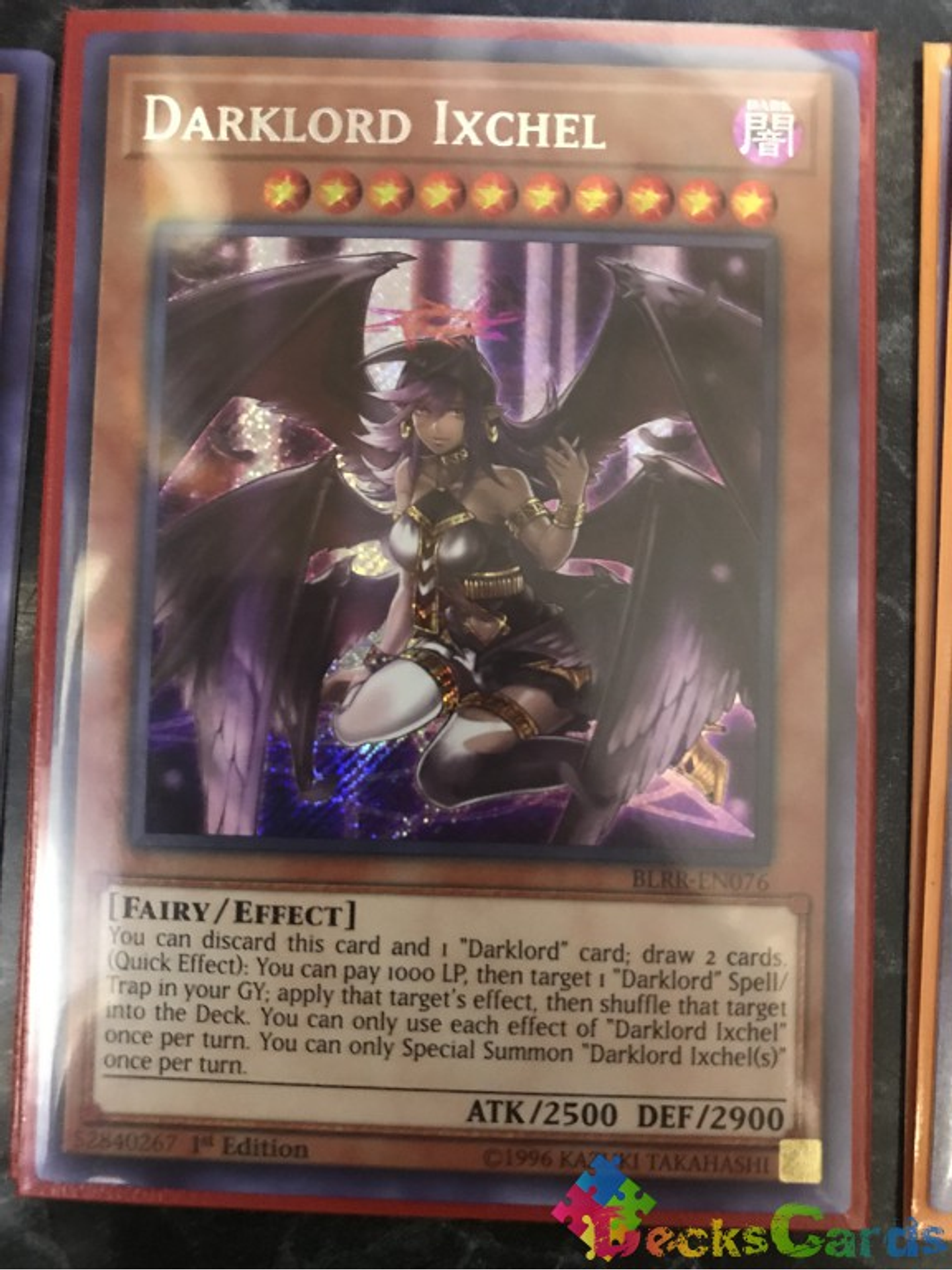 Darklord Ixchel - BLRR-EN076 - Secret Rare 1st Edition 1