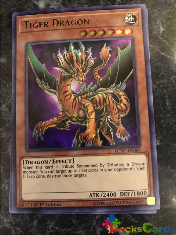 Tiger Dragon - LCKC-EN069 - Ultra Rare 1st Edition
