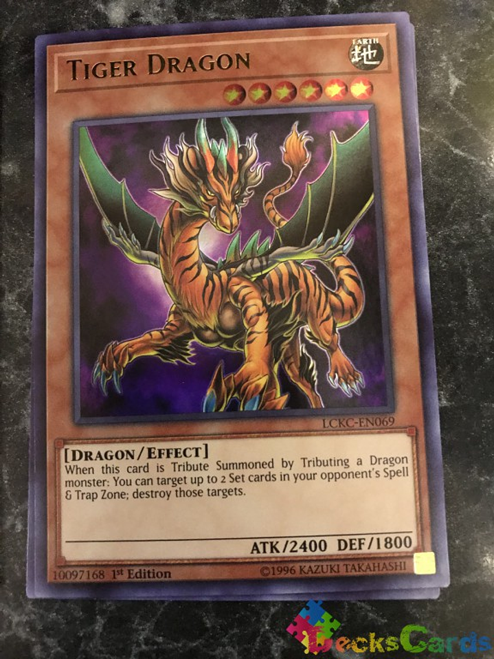 Tiger Dragon - LCKC-EN069 - Ultra Rare 1st Edition 1