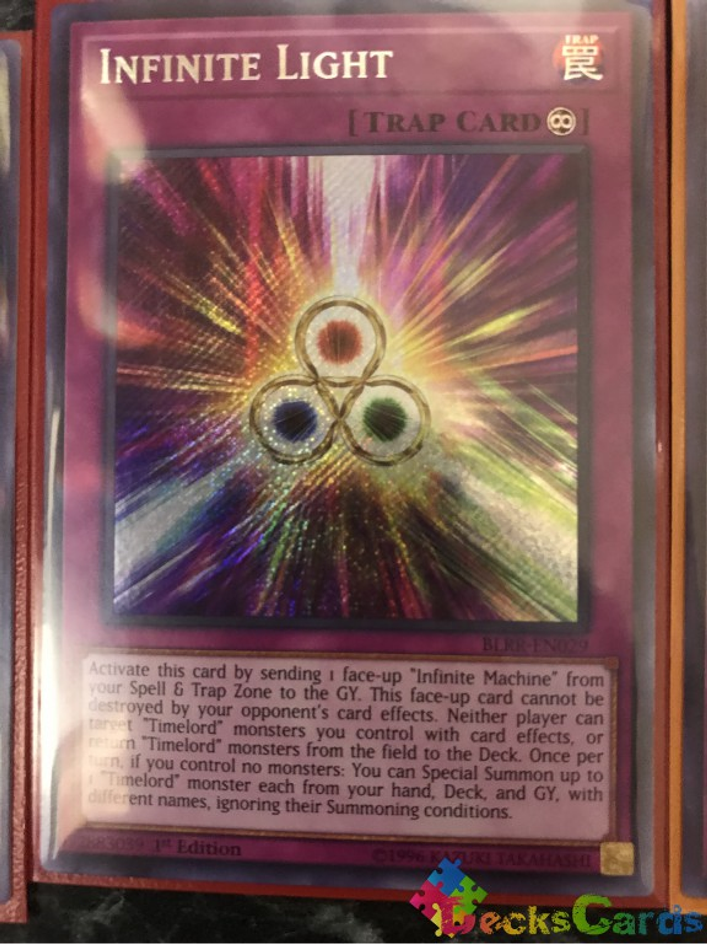 Infinite Light - BLRR-EN029 - Secret Rare 1st Edition 1