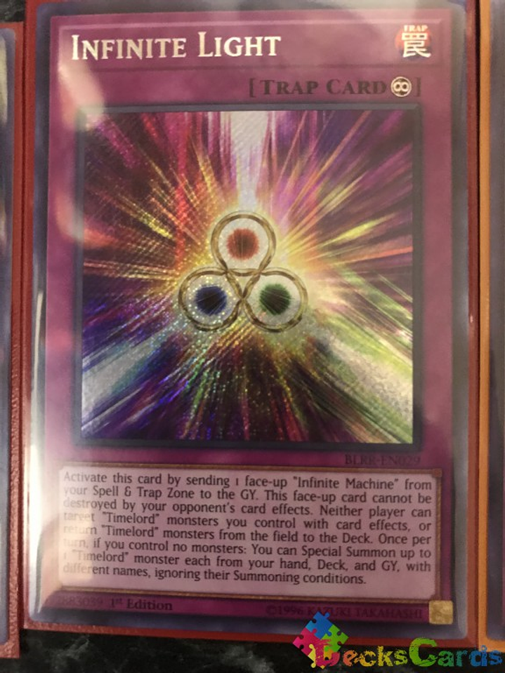 Infinite Light - BLRR-EN029 - Secret Rare 1st Edition 1