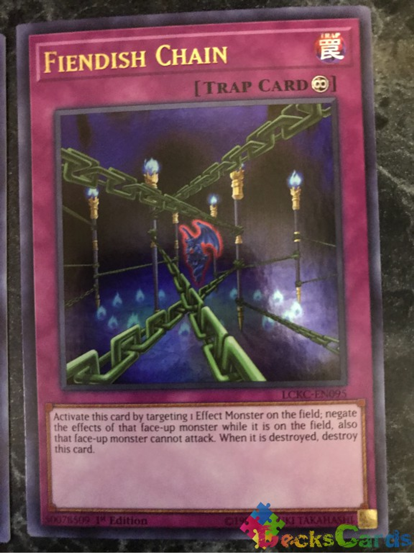 Fiendish Chain - LCKC-EN095 - Ultra Rare 1st Edition 1