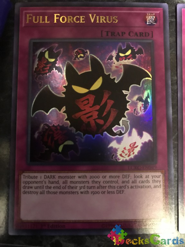 Full Force Virus - LCKC-EN049 - Ultra Rare 1st Edition 1