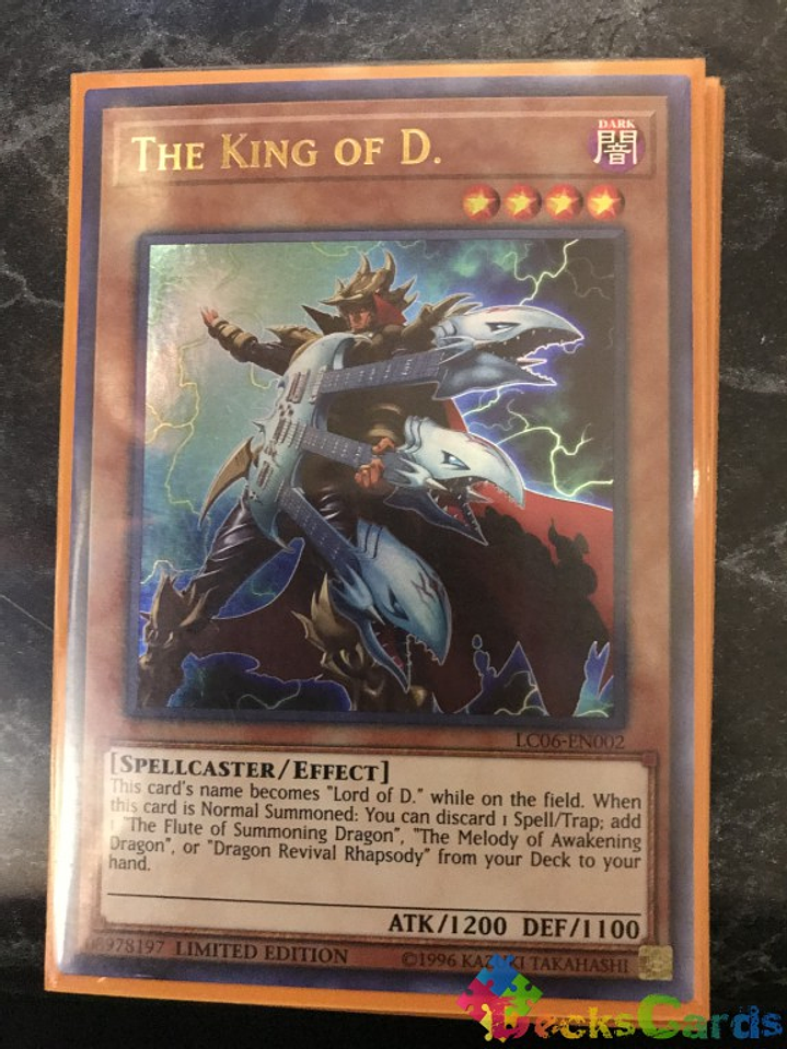 The King of D. - LC06-EN002 - Ultra Rare Limited Edition 1