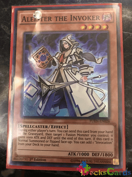 Aleister the Invoker - FUEN-EN026 - Super Rare 1st Edition