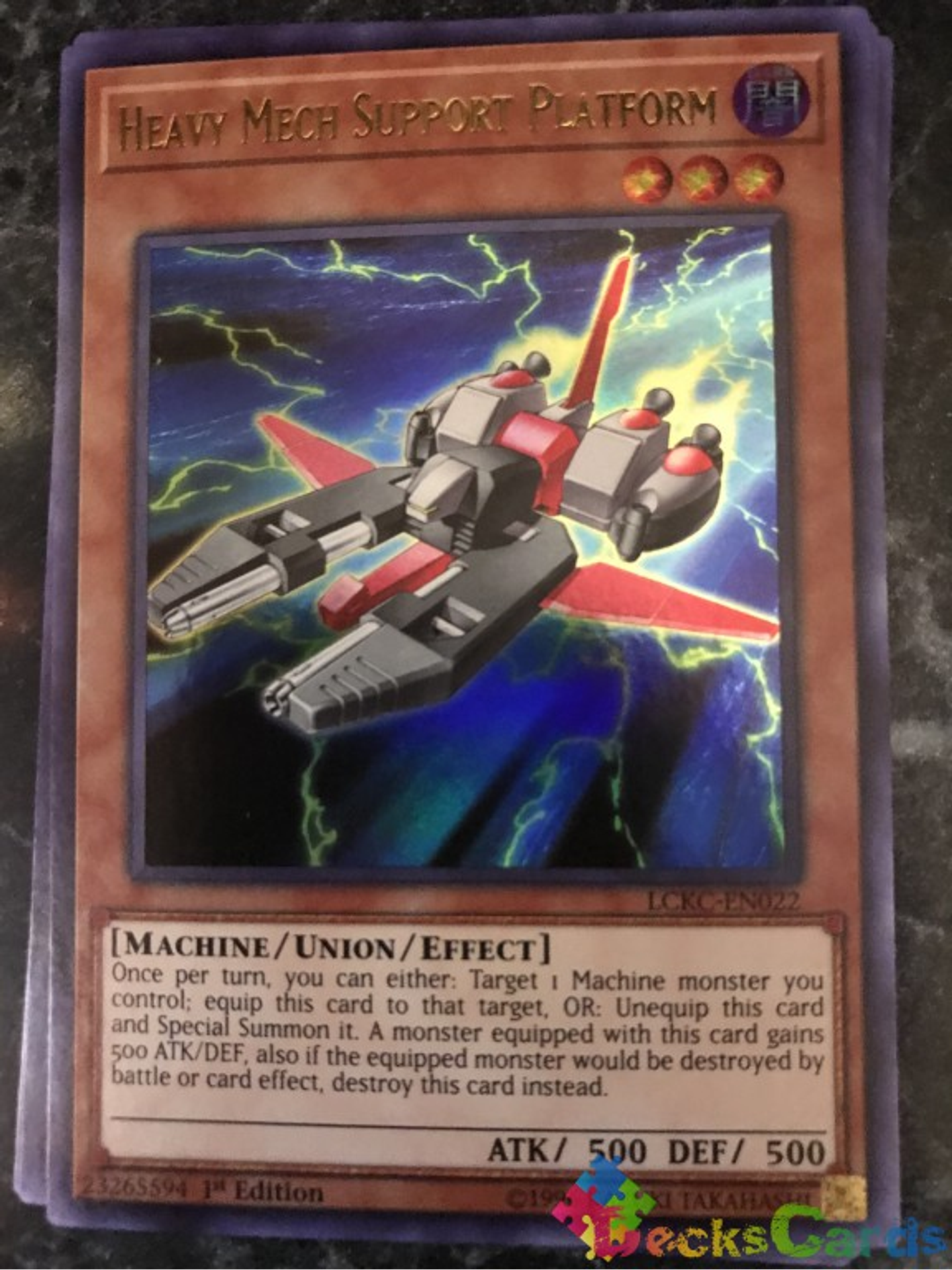 Heavy Mech Support Platform - LCKC-EN022 - Ultra Rare 1st Edition 1