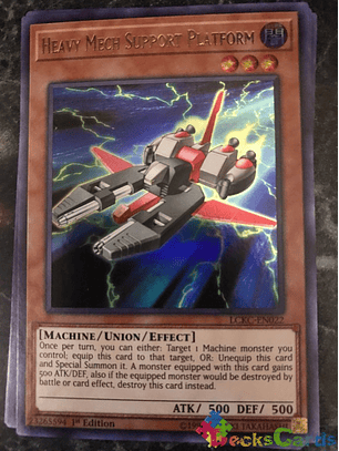Heavy Mech Support Platform - LCKC-EN022 - Ultra Rare 1st Edition
